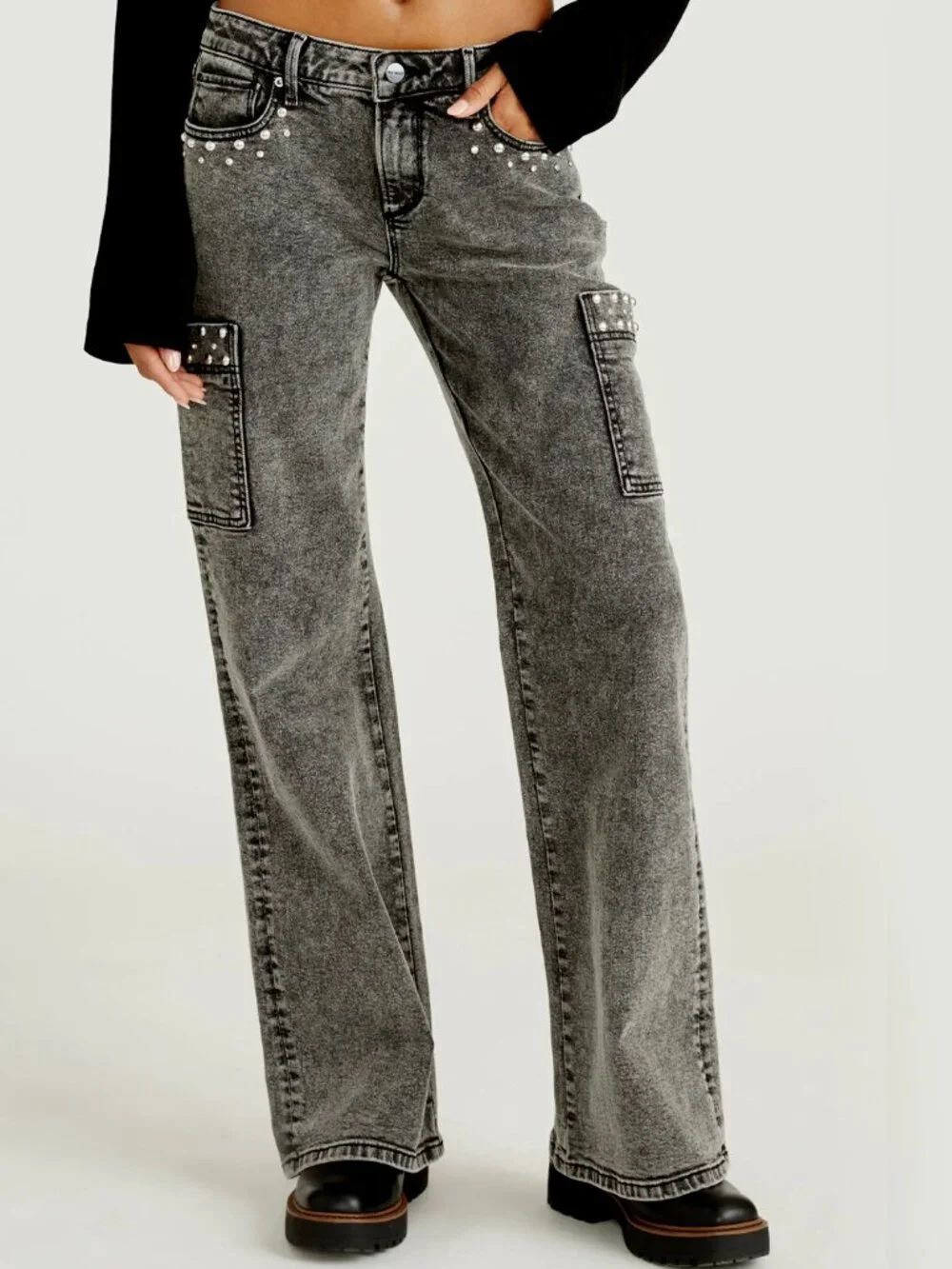NWT Driftwood Charlee Cargo Jeans Size 27